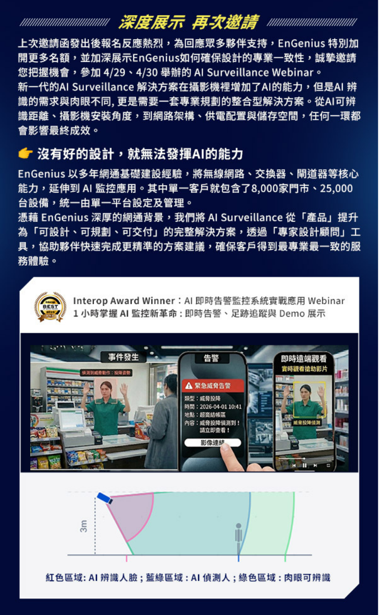 AI 監控新趨勢 - 深度展示與 Interop 得獎產品